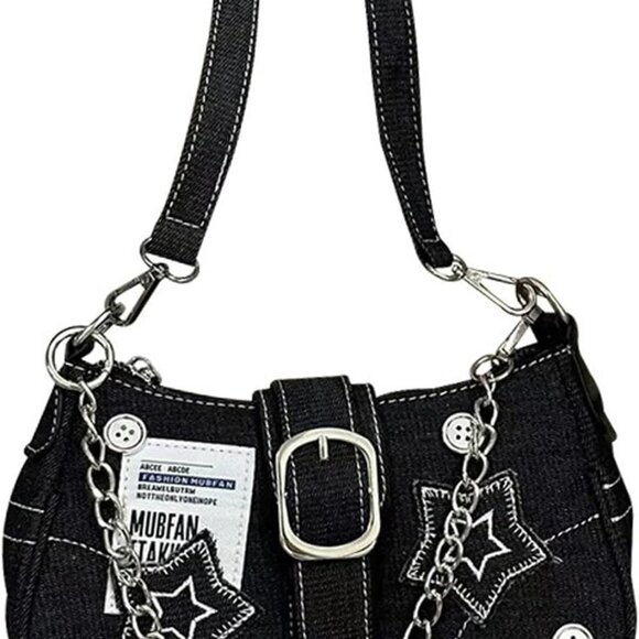 Y2k Accessories Y2k Wallet Crossbody Bag Gothic Retro Crossbody Bag Women's Shou